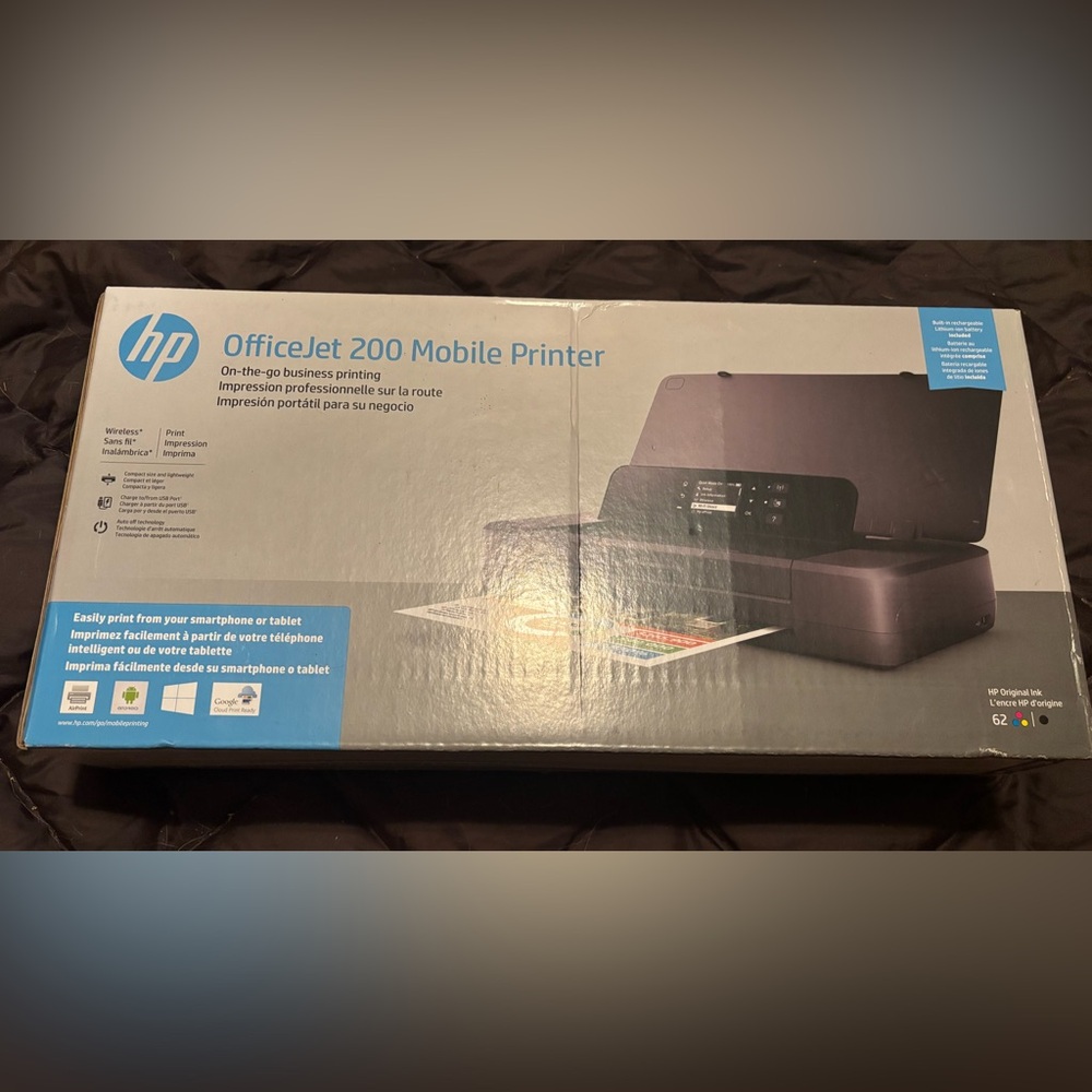 HP OfficeJet 200 Mobile Printer in Black